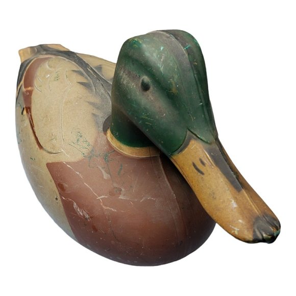 Vintage Mallard Plastic D-9 Victor Decoy Duck 1967 Woodstream Co. VTG Retro - Picture 4 of 8